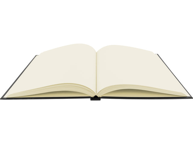 Dummyboek Kangaro A4 zwart hard dessin omslag 80 blad 140 grams crème papier