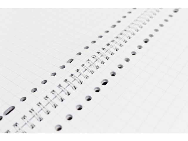 Collegeblok Kangaro A4 60 gram 23 ringen 80 blad ruit 10mm, 5 stuks