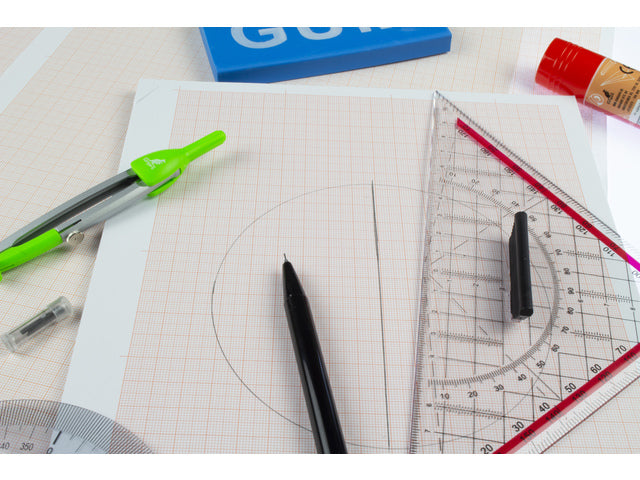 Millimeterblok Kangaro A4 blok à 25 vel