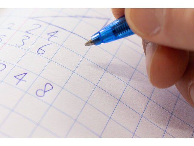 Ringbandinterieur Kangaro A5 ruit 10mm 17-gaats 60 grams 100 blad