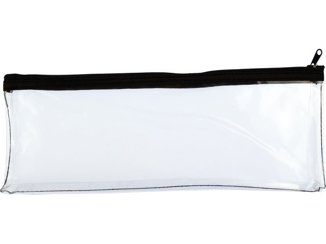 Etui Kangaro transparent 125x330mm schwarz rits