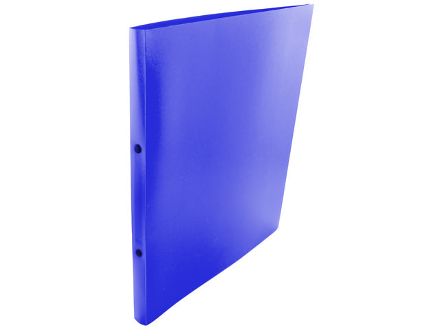 Ringband Kangaro 16 mm 2-ringen, A4 formaat. Vervaardigd van PP. Blauw