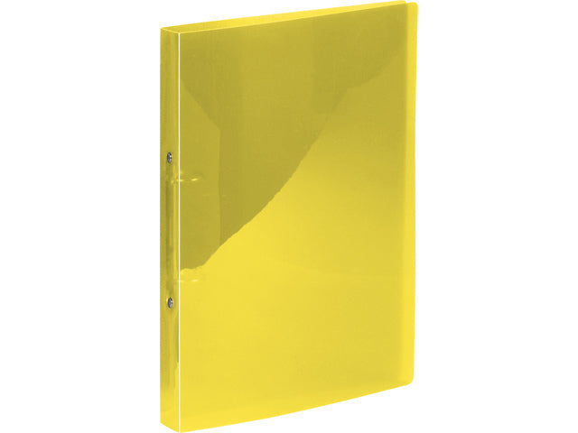 Ringband Kangaro 16 mm 2-ringen, A4 formaat. Vervaardigd van PP. 30 stuks assorti kleuren