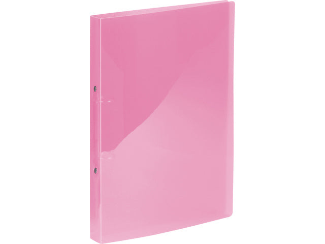 Ringband Kangaro 16 mm 2-ringen, A4 formaat. Vervaardigd van PP. 30 stuks assorti kleuren