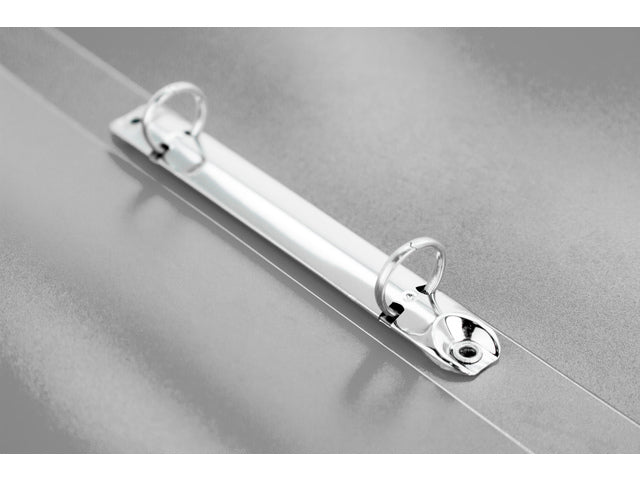 Ringband Kangaro 16 mm 2-ringen, A4 formaat. Vervaardigd van PP. 30 stuks assorti kleuren