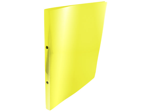 Ringband Kangaro 16 mm 2-ringen, A4 formaat. Vervaardigd van PP. 30 stuks assorti kleuren