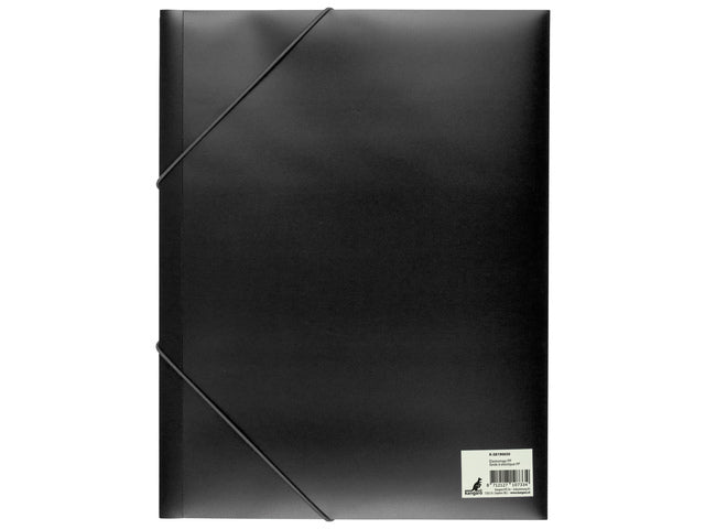 Elastomap Kangaro A4 PP vollfarbig schwarz
