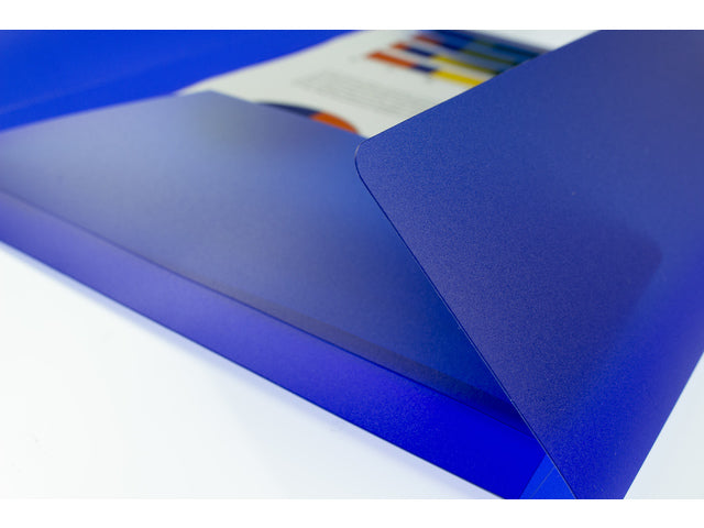 Elastomap Kangaro A4 PP transparant blauw