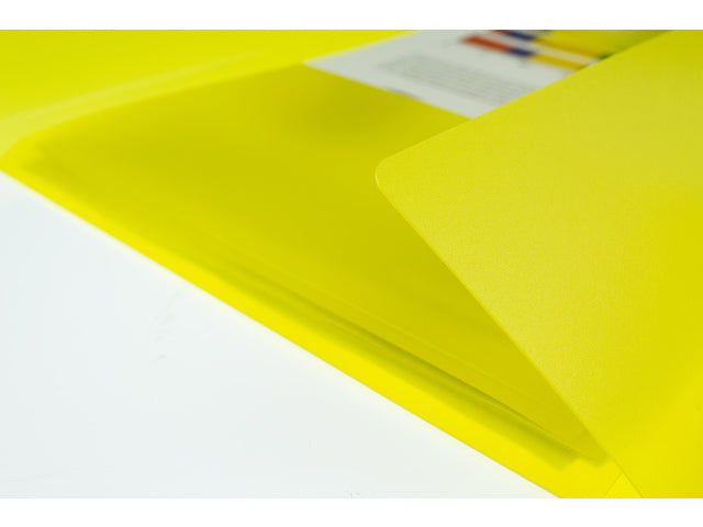 Elastomap Kangaro A4 PP transparant geel