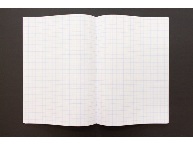 Schrift A4 80 pagina geruit 10mm, krimp à 5 stuks