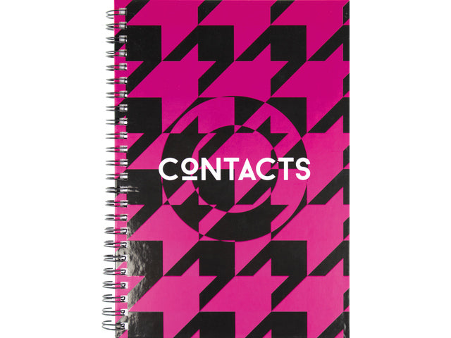 Adresboek Kangaro A5 Hardcover, Spirale, 80 Seiten