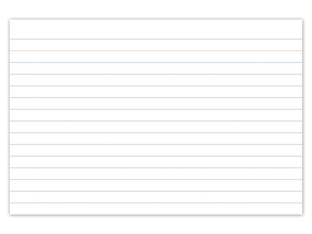 Systeemkaart Kangaro 100x150mm lijn 190 gram pak a 100 vel