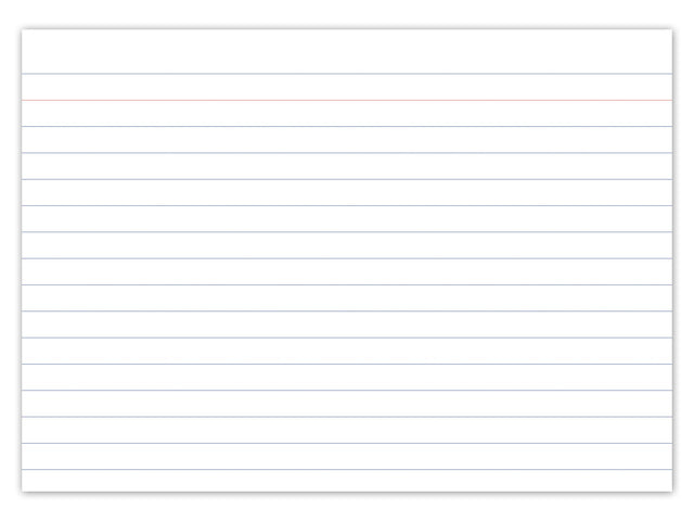 Systeemkaart Kangaro A6 105x148mm lijn 190 gram pak a 100 vel