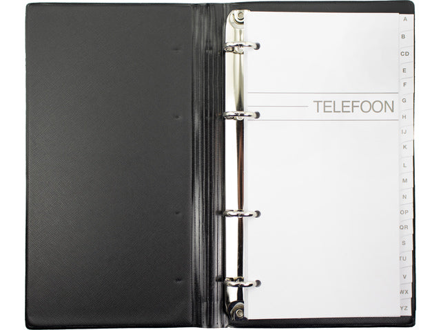 Telefoonregister Kangaro A-Z 4-rings assorti kleuren