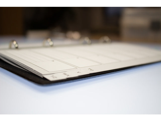 Telefoonregister Kangaro A-Z 4-rings zwart