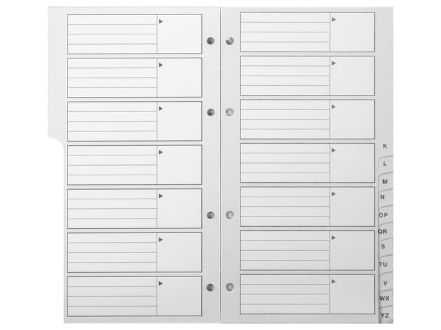 Telefoonregister Kangaro A-Z 4-rings zwart