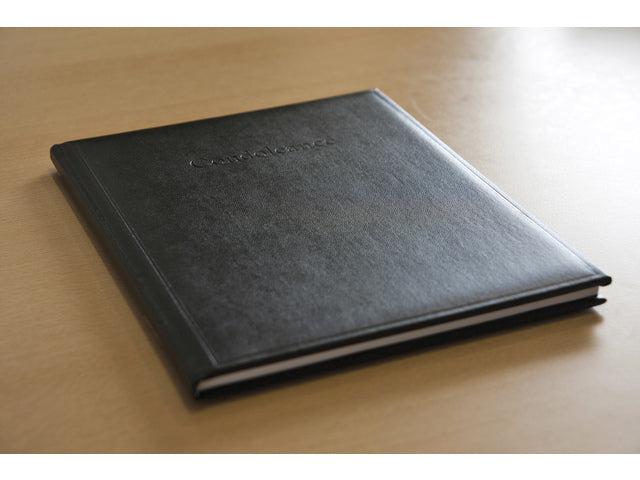 Condoleancealbum Kangaro 26x21cm zwart