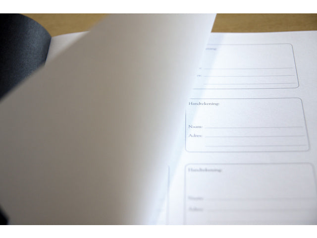 Condoleancealbum Kangaro 26x21cm zwart