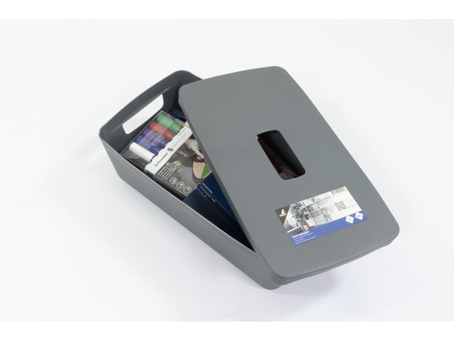 Opbergbox Kangaro 5 liter PP antraciet