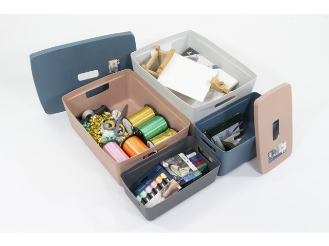 Opbergbox Kangaro 5 liter PP antraciet