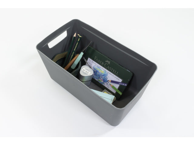 Opbergbox Kangaro 8 liter PP antraciet