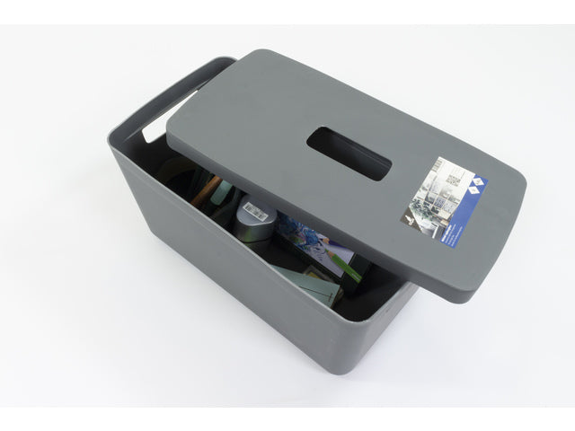 Opbergbox Kangaro 8 liter PP antraciet