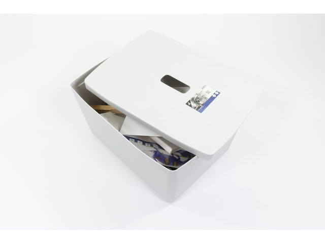 Opbergbox Kangaro 28 liter PP grijs