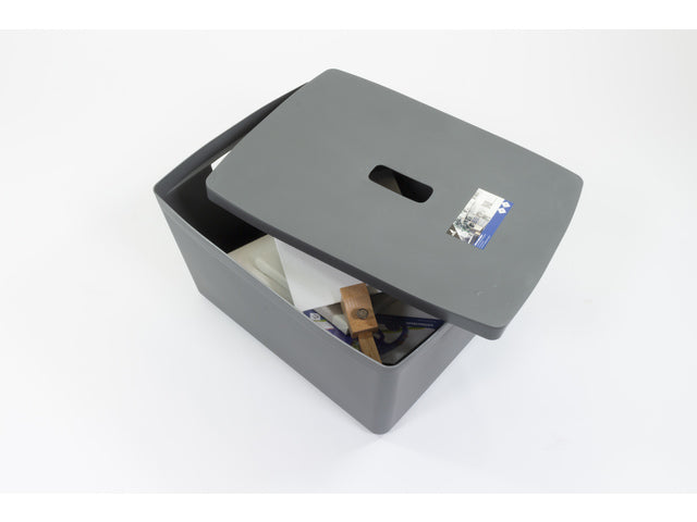 Opbergbox Kangaro 28 liter PP antraciet
