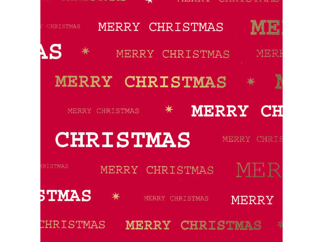 Toonbankrol Kerst papier rood 80 gram 50 cm breed 200 meter