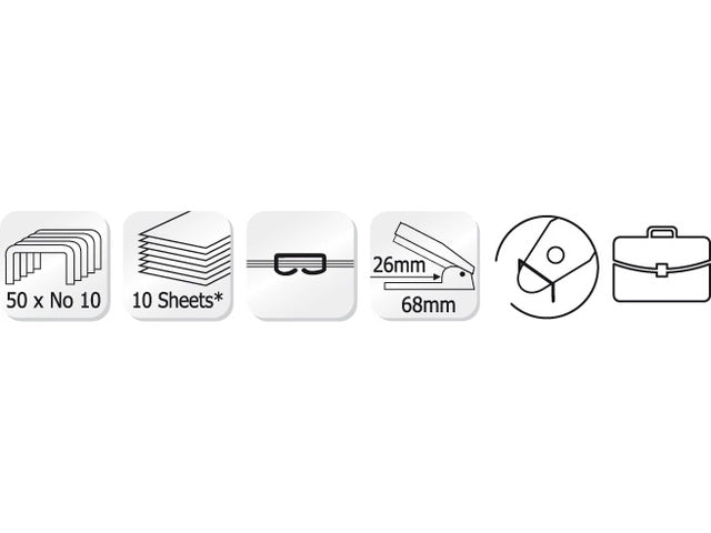 Nietmaschine Kangaro Trendy-10M schwarz