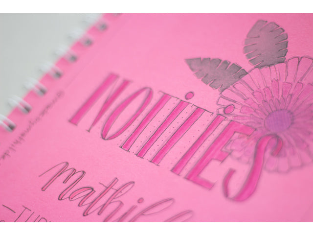 Plakboek Kangaro A4+ 120 grams 40 vel, voorkant roze