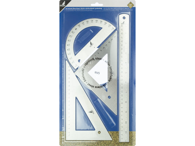 Linienset Kangaro, RVS 4 delig.