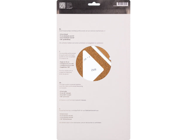 Linienset Kangaro, RVS 4 delig.