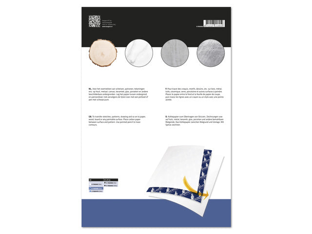 Kohlepapier Känguru A4 21x29,7cm 10 Vel blau