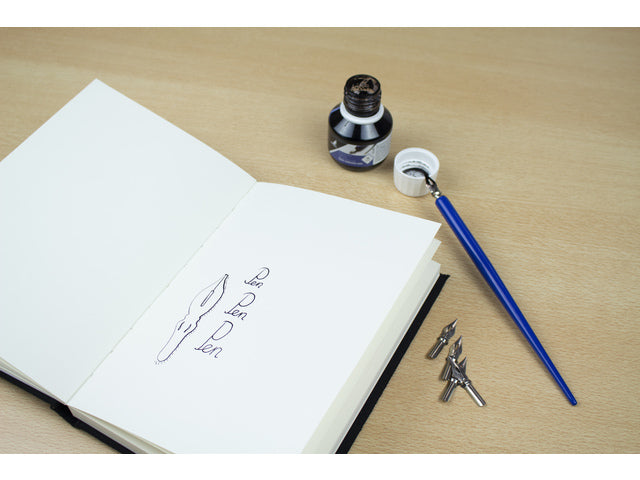 Kroontjespenhouder blauw Kangaro met 5 kroontjes