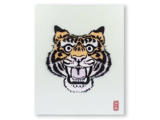 Schildersdoek Kangaro 3D 40x50cm 380 grams 100% katoen. 3 x lagen gesso primer, met 8 houten wiggen