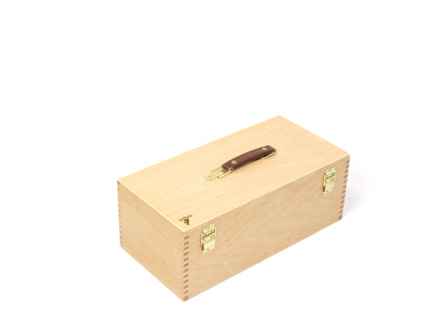 Schilderskist Kangaro met inzetbak en vakverdeling beukenhout