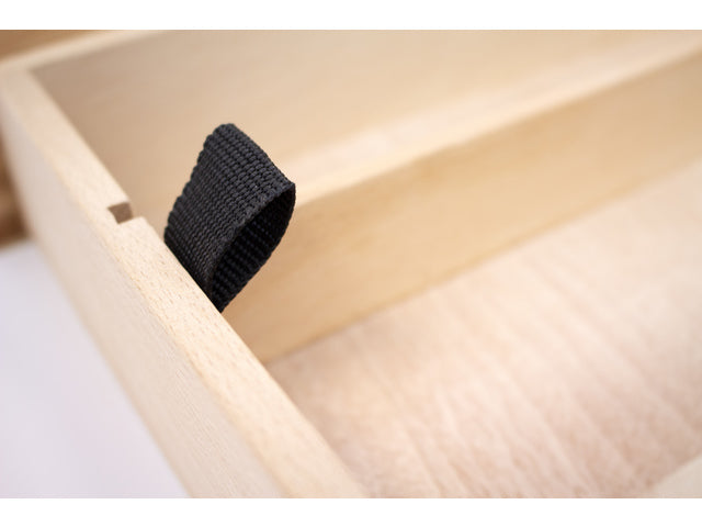 Schilderskist Kangaro met inzetbak en vakverdeling beukenhout