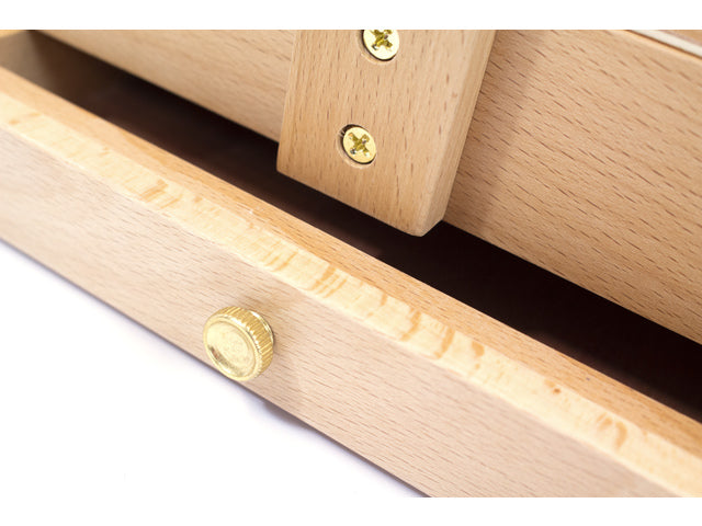 Multifunctionele gereedschapskist Kangaro 3 lagen, 4 laden beukenhout met handvat 23.5x13x34cm