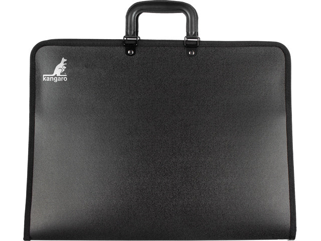 Tekenmap Kangaro A3 schwarz mit Handschrift