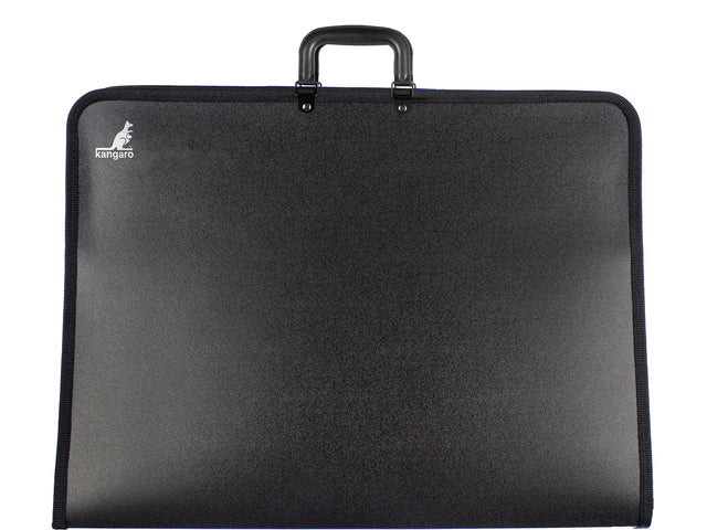 Tekenmap Kangaro A2 schwarz mit Handschrift