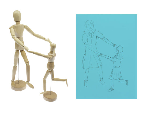 Ledenpop Känguru 20 cm In Koker