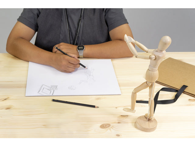 Ledenpop Känguru 30 cm in Koker