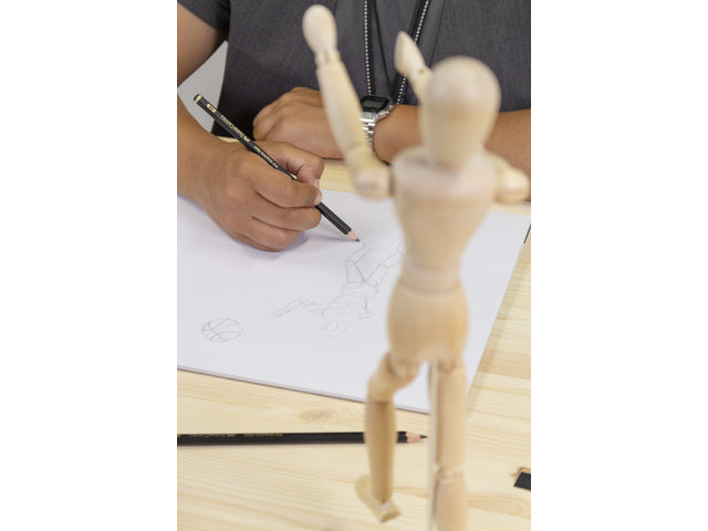 Ledenpop Känguru 30 cm in Koker