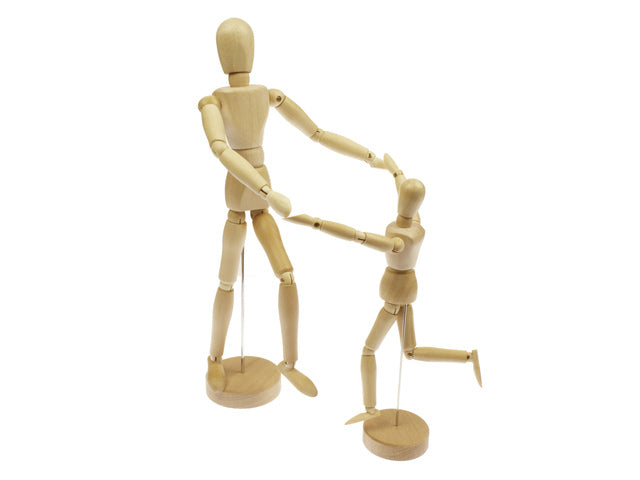 Ledenpop Känguru 30 cm in Koker