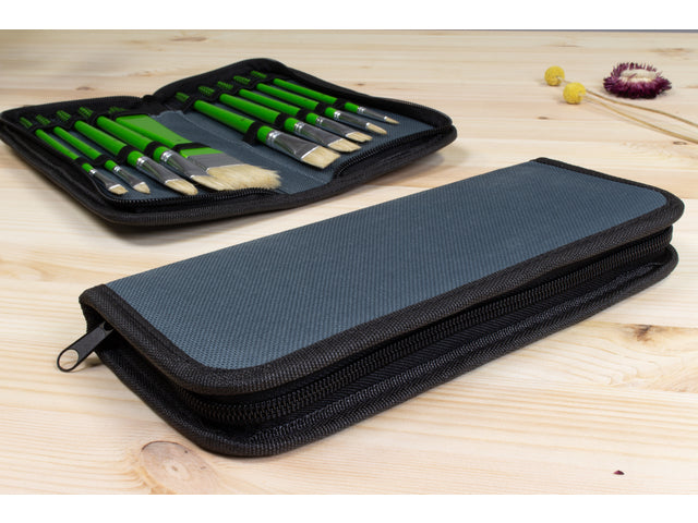 Penselen Kangaro olieverfset van 10stuks in etui