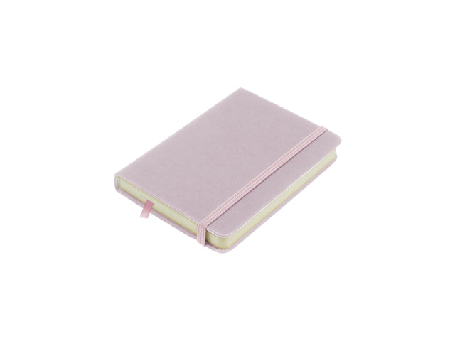 Schetsboek Kangaro A6 violet PU hardcover 80 blad 140 grams roomwit papier met elastiek en lint