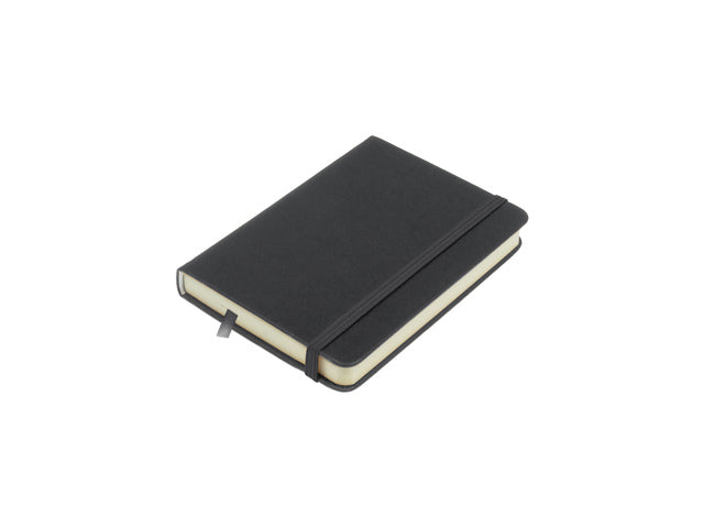 Schetsboek Kangaro A6 cold grey PU HC 80 vel 140gr roomwit met elastiek en lint