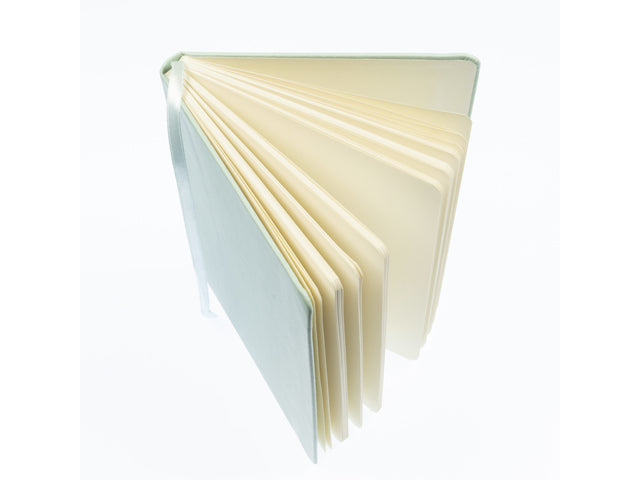 Schetsboek Kangaro A5 mint PU HC 80 blad 140gr roomwit met elastiek en lint