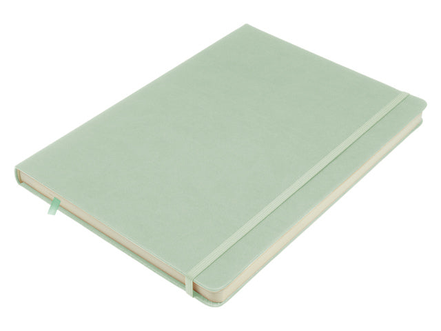 Schetsboek Kangaro A4 Mint PU HC 80 Blatt 140gr Raumweiß mit Elastik und Flusen